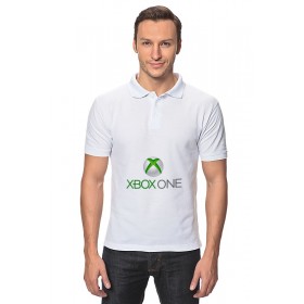 classic_polo_shirt с принтом XBOX ONE в Екатеринбурге,  |  | 