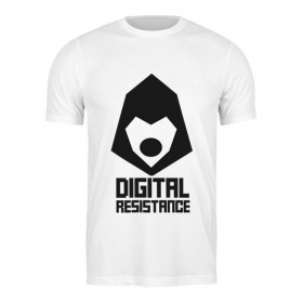 classic_tee с принтом Digital Resistance. Цифровое сопротивление в Екатеринбурге,  |  | Тематика изображения на принте: 