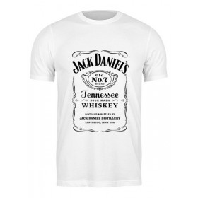 classic_tee с принтом Jack Daniels в Екатеринбурге,  |  | Тематика изображения на принте: 