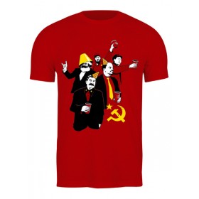 Мужская футболка с принтом Коммунистическая вечеринка в Екатеринбурге,  |  | 