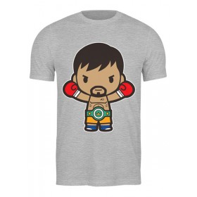 Мужская футболка с принтом Мэнни Пакьяо (Pacman) в Екатеринбурге,  |  | 