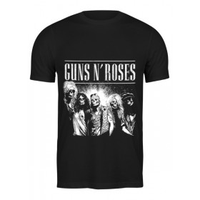 Мужская футболка с принтом Guns n roses в Екатеринбурге,  |  | 