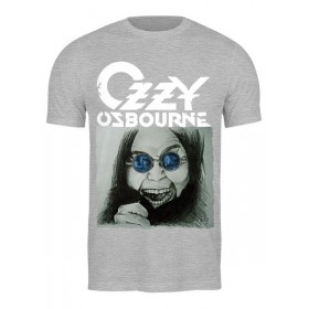 Мужская футболка с принтом Ozzy Osbourne в Екатеринбурге,  |  | Тематика изображения на принте: 