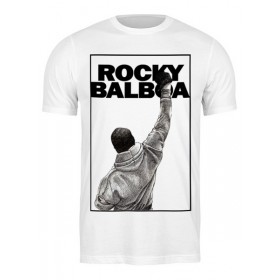 Мужская футболка с принтом Rocky Balboa в Екатеринбурге,  |  | 