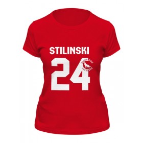 Женская футболка с принтом Stilinski 24 в Екатеринбурге,  |  | 