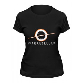 Женская футболка с принтом Интерстеллар (Interstellar) в Екатеринбурге,  |  | 