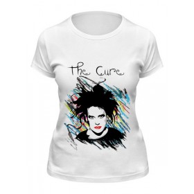 Женская футболка с принтом The Cure в Екатеринбурге,  |  | 