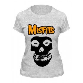 Женская футболка с принтом Misfits в Екатеринбурге,  |  | 