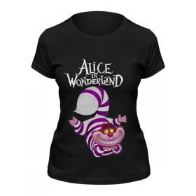 Женская футболка с принтом Alice in Wonderland в Екатеринбурге,  |  | 