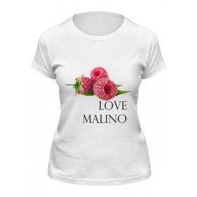 Женская футболка с принтом Love Malino в Екатеринбурге,  |  | 
