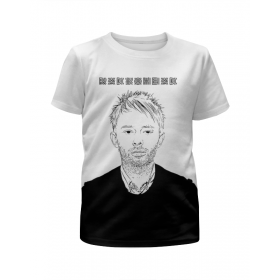 Футболка с полной запечаткой для мальчиков с принтом Radiohead Thom Yorke T-Shirt в Екатеринбурге,  |  | Тематика изображения на принте: 