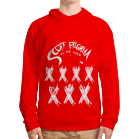 full_print_hoodie с принтом Scott Pilgrim в Екатеринбурге, 92% хлопка 8% эластана Плотность: 245 гр/м2 |  | 