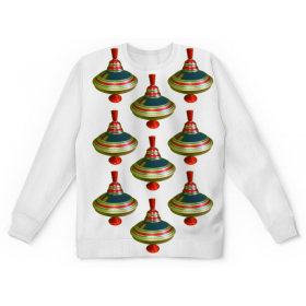 full_print_kids_sweatshirt с принтом Винтажная игрушка в Екатеринбурге,  |  | 