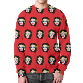 full_print_sweatshirt с принтом Che Guevara- Marilyn Monroe в Екатеринбурге,  |  | 