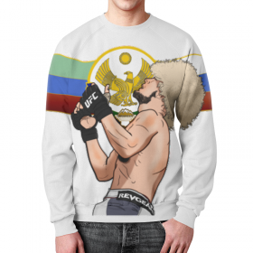 full_print_sweatshirt с принтом UFC Хабиб Нурмагомедов в Екатеринбурге,  |  | 