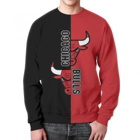 full_print_sweatshirt с принтом Чикаго Буллз в Екатеринбурге,  |  | 