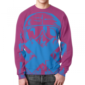 full_print_sweatshirt с принтом Mute в Екатеринбурге,  |  | Тематика изображения на принте: 