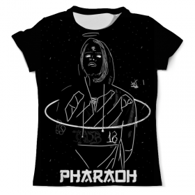 full_print_tee с принтом Pharaoh в Екатеринбурге, Футболка с нанесением полноцветного изображения по всей поверхности может быть выполнена в двух вариантах - ХЛОПОК и СИНТЕТИКА. | Хлопок - ткань из 100% хлопка высшего качества пенье.  <br>Синтетика - ткань с высоким содержанием синтетического волокна (до 80%).  Материал хорошо тянется, имеет приятную на ощупь фактуру | Тематика изображения на принте: 