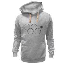 hoodie с принтом Олимпийские кольца в Сочи 2014 в Екатеринбурге,  |  | 
