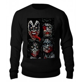 sweatshirt с принтом KISS Zombies в Екатеринбурге,  |  | 