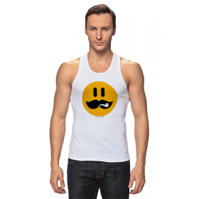 tanktop с принтом Сталин смаил. Stalin smile. в Екатеринбурге,  |  | Тематика изображения на принте: 