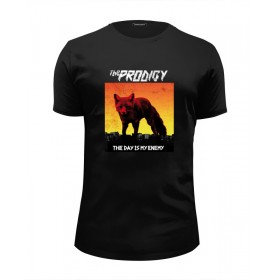 Мужская футболка Premium с принтом The Prodigy в Екатеринбурге, Белый, черный, серый меланж, голубой: 100% хлопок, плотность 160 гр. Остальные цвета: 92% хлопок, 8% лайкра, плотность 170-180гр. |  | 
