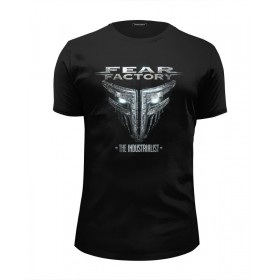 Мужская футболка Premium с принтом Fear Factory Band в Екатеринбурге, Белый, черный, серый меланж, голубой: 100% хлопок, плотность 160 гр. Остальные цвета: 92% хлопок, 8% лайкра, плотность 170-180гр. |  | 