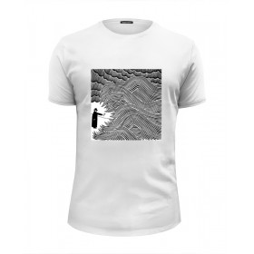 Мужская футболка Premium с принтом Radiohead ART T-Shirt в Екатеринбурге, Белый, черный, серый меланж, голубой: 100% хлопок, плотность 160 гр. Остальные цвета: 92% хлопок, 8% лайкра, плотность 170-180гр. |  | 