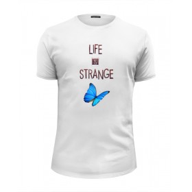 tee с принтом Life Is Strange в Екатеринбурге, Белый, черный, серый меланж, голубой: 100% хлопок, плотность 160 гр. Остальные цвета: 92% хлопок, 8% лайкра, плотность 170-180гр. |  | 