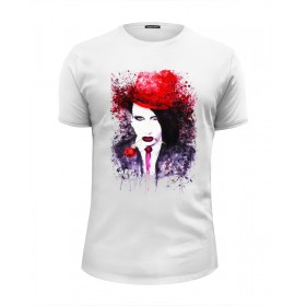 Мужская футболка Premium с принтом Marilyn Manson в Екатеринбурге, Белый, черный, серый меланж, голубой: 100% хлопок, плотность 160 гр. Остальные цвета: 92% хлопок, 8% лайкра, плотность 170-180гр. |  | Тематика изображения на принте: 