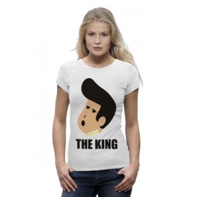 Женская футболка Premium с принтом Элвис Пресли (Elvis Presley) в Екатеринбурге,  |  | 