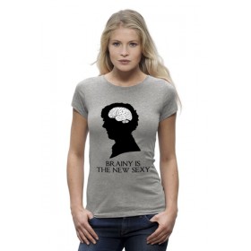 Женская футболка Premium с принтом Шерлок Холмс (Sherlock Holmes) в Екатеринбурге,  |  | 