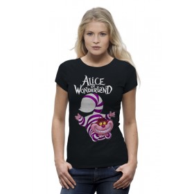 Женская футболка Premium с принтом Alice in Wonderland в Екатеринбурге,  |  | 