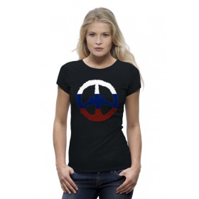 Женская футболка Premium с принтом Самолет, Солидарность, Россия (А321) в Екатеринбурге,  |  | 