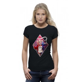 Женская футболка Premium с принтом Харли Квинн Harley Quinn в Екатеринбурге,  |  | 