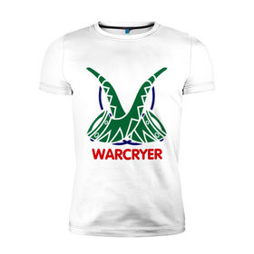Мужская футболка премиум с принтом Orc Mage - Warcryer в Екатеринбурге, 92% хлопок, 8% лайкра | приталенный силуэт, круглый вырез ворота, длина до линии бедра, короткий рукав | lineage | warcryer