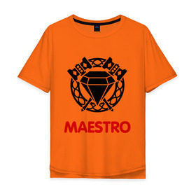 Мужская футболка хлопок Oversize с принтом Dwarf Fighter - Maestro в Екатеринбурге, 100% хлопок | свободный крой, круглый ворот, “спинка” длиннее передней части | line age | lineage | линейка | маэстро