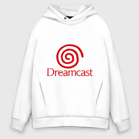 Мужское худи Oversize хлопок с принтом Dreamcast в Екатеринбурге, френч-терри — 70% хлопок, 30% полиэстер. Мягкий теплый начес внутри —100% хлопок | боковые карманы, эластичные манжеты и нижняя кромка, капюшон на магнитной кнопке | dreamcast | sega | видеоигры | приставки | сега