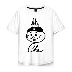 Мужская футболка хлопок Oversize с принтом Че Поллино в Екатеринбурге, 100% хлопок | свободный крой, круглый ворот, “спинка” длиннее передней части | че поллино | чипполино