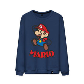 Мужской свитшот хлопок с принтом Super Mario (3) в Екатеринбурге, 100% хлопок |  | nintendo | марио | нинтендо