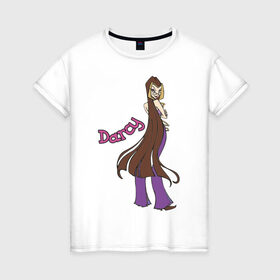 Женская футболка хлопок с принтом WinX darcy в Екатеринбурге, 100% хлопок | прямой крой, круглый вырез горловины, длина до линии бедер, слегка спущенное плечо | Тематика изображения на принте: darcy | winx | винкс