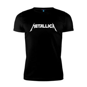 Мужская футболка премиум с принтом Metallica (5) в Екатеринбурге, 92% хлопок, 8% лайкра | приталенный силуэт, круглый вырез ворота, длина до линии бедра, короткий рукав | rock