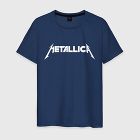 Мужская футболка хлопок с принтом Metallica (5) в Екатеринбурге, 100% хлопок | прямой крой, круглый вырез горловины, длина до линии бедер, слегка спущенное плечо. | Тематика изображения на принте: rock