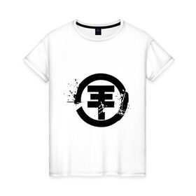 Женская футболка хлопок с принтом Tokio Hotel (2) в Екатеринбурге, 100% хлопок | прямой крой, круглый вырез горловины, длина до линии бедер, слегка спущенное плечо | emo | rock | метал | металл | эмо
