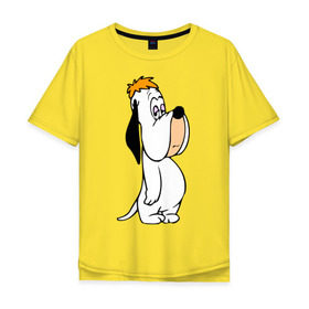 Мужская футболка хлопок Oversize с принтом Droopy (1) в Екатеринбурге, 100% хлопок | свободный крой, круглый ворот, “спинка” длиннее передней части | droopy