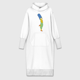 Платье удлиненное хлопок с принтом Marge Simpson в Екатеринбурге,  |  | simpsons | симпсоны | симсоны