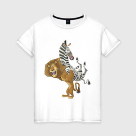 Женская футболка хлопок с принтом Мадагаскар (7) в Екатеринбурге, 100% хлопок | прямой крой, круглый вырез горловины, длина до линии бедер, слегка спущенное плечо | madagascar | мадагаскар