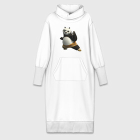 Платье удлиненное хлопок с принтом Кунг фу Панда (2) в Екатеринбурге,  |  | панда