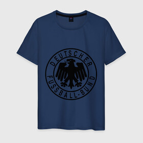Мужская футболка хлопок с принтом Германия в Екатеринбурге, 100% хлопок | прямой крой, круглый вырез горловины, длина до линии бедер, слегка спущенное плечо. | germany | германия | политические
