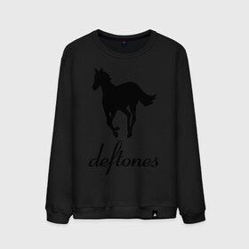 Мужской свитшот хлопок с принтом Deftones (3) в Екатеринбурге, 100% хлопок |  | дефтонс | лошадь | музыка | рок | эмблема deftones